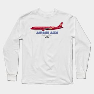 Airbus A321 - Juneyao Airlines "Red" Long Sleeve T-Shirt